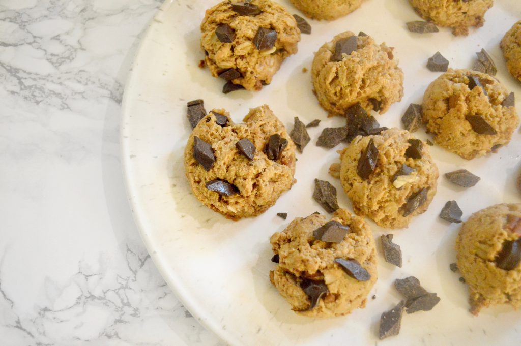 Healthy almond flour cowboy cookies