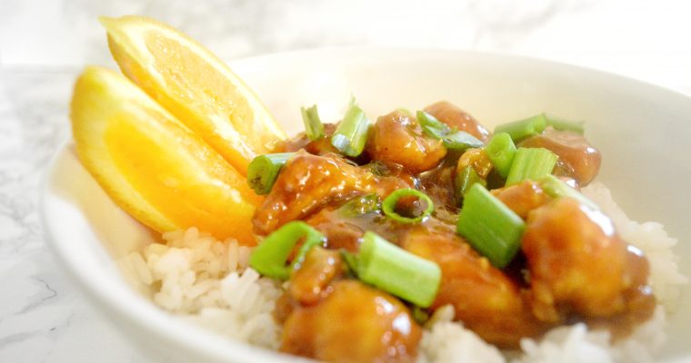 Healthy Orange Chicken (Gluten Free)